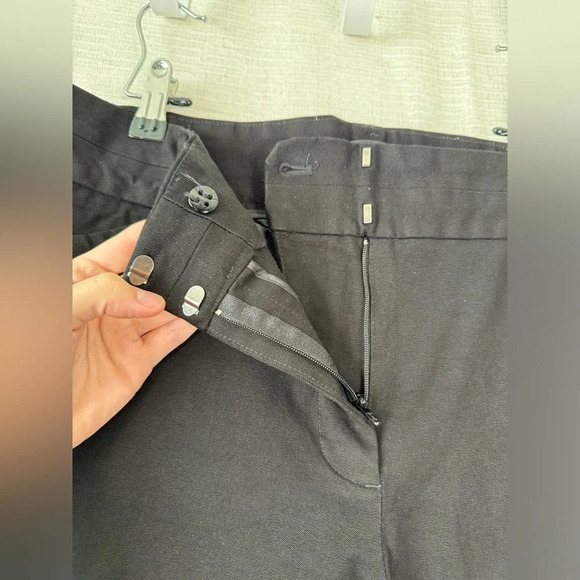 Talbots Newport Black Ponte Ankle Trouser Size 16 - Picture 7 of 9